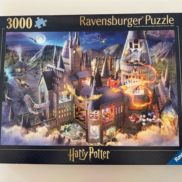 Ravensburger Other - Ravensburger Harry Potter Puzzle - Hogwarts Castle Cutaway 3000 Piece Puzzle NWT
